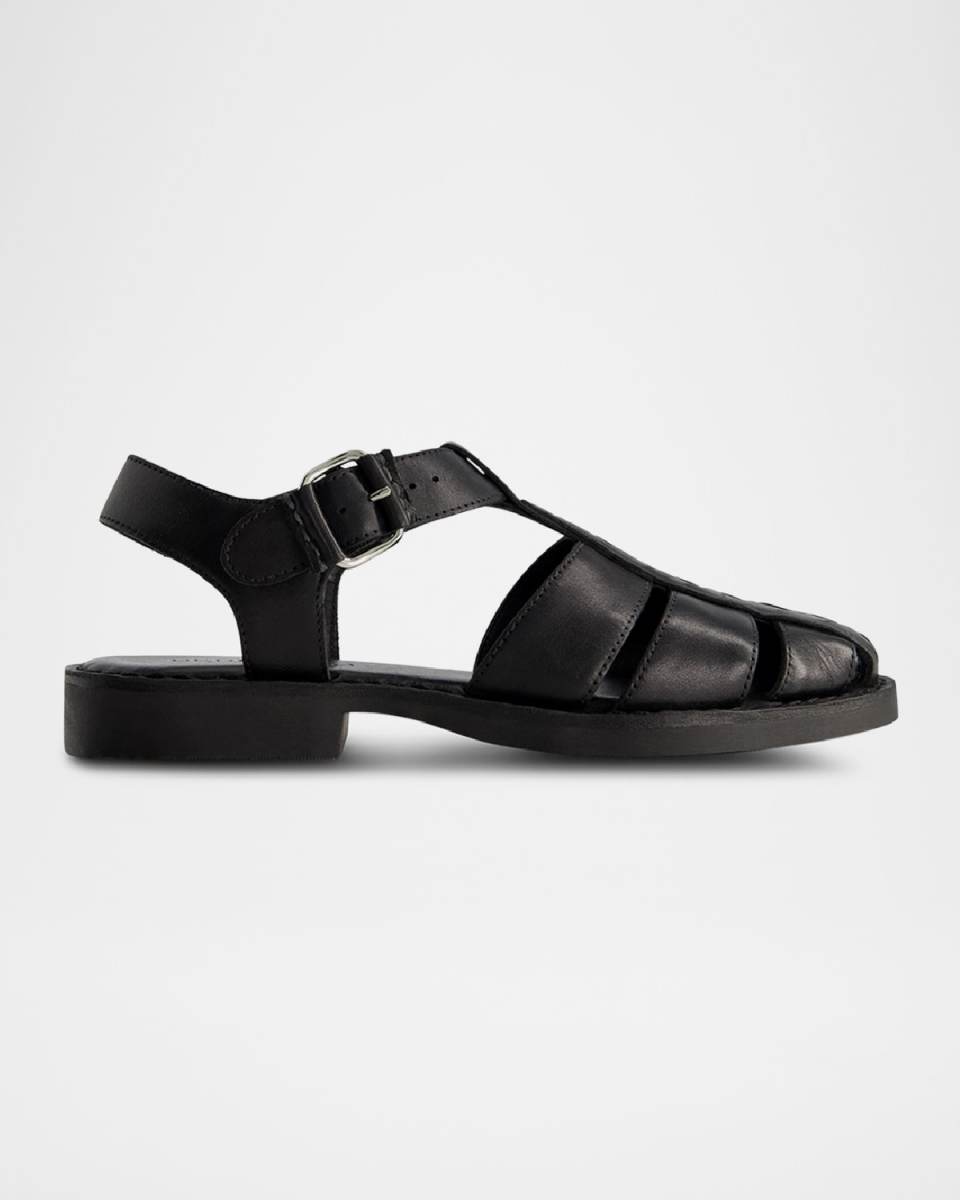 Pippa Leather Fisherman Sandals